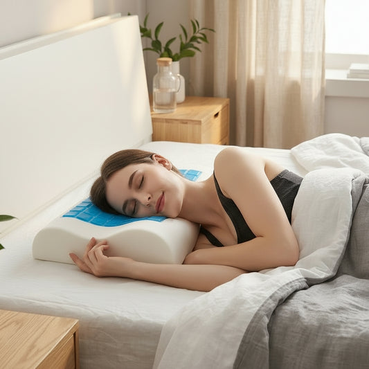 Almohada Cervical Memory Foam Gel Icecooler Premium