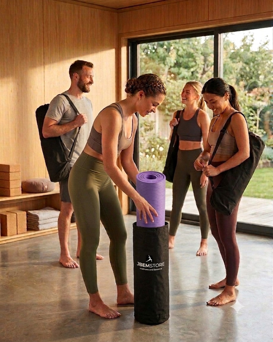 Bolso De Transporte Premium Para Mat Yoga 15mm De Grosor
