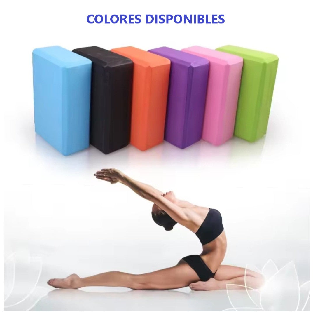 Ladrillo de Yoga Antideslizante JBEM Sport Ligero, Ergonómico y Duradero