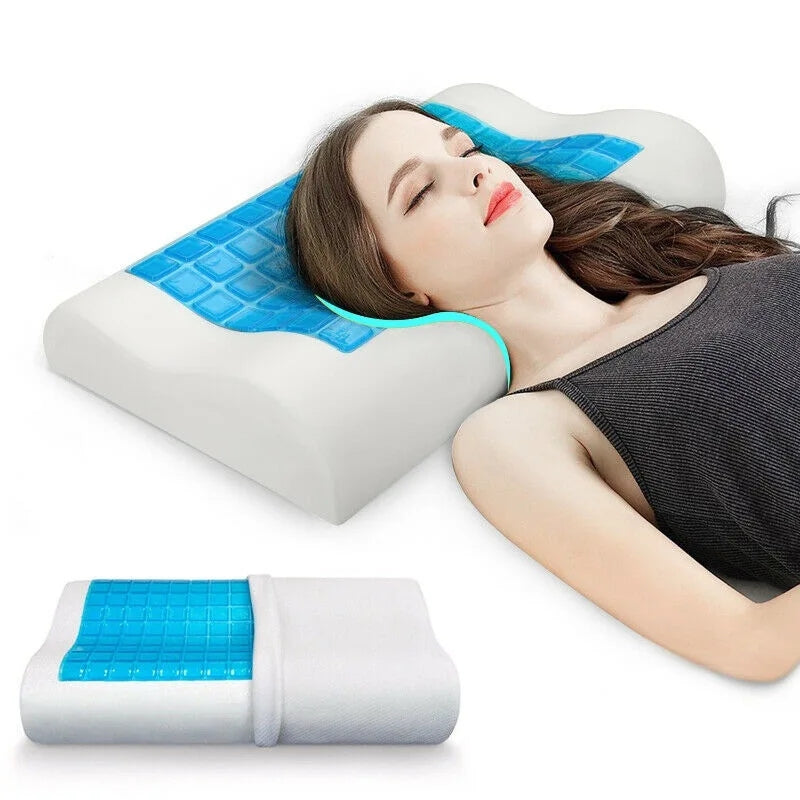 Almohada Cervical Memory Foam Gel Icecooler Premium