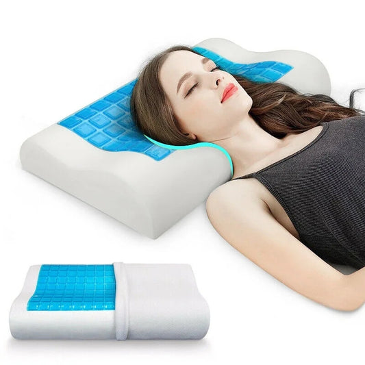 Almohada Cervical Memory Foam Gel Icecooler Premium