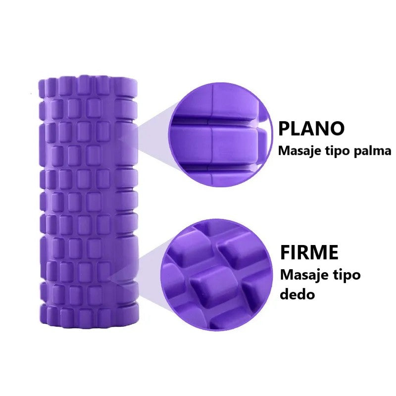 Rodillo para Yoga Masaje Muscular Texturizado JBEM Sport