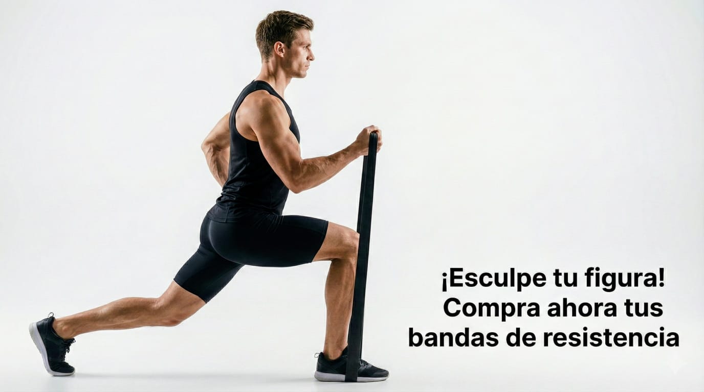 Bandas Elásticas de Resistencia Fitness Set Profesional Entrenamiento en Casa