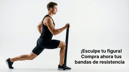 Bandas Elásticas de Resistencia Fitness Set Profesional Entrenamiento en Casa