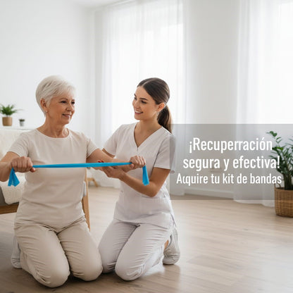 Bandas Elásticas de Resistencia Fitness Set Profesional Entrenamiento en Casa