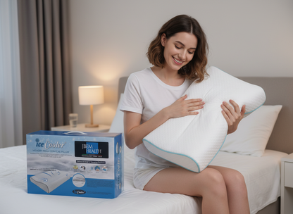 Pack 2 Almohadas Cervicales Memory Foam Gel Premium 60x35cm